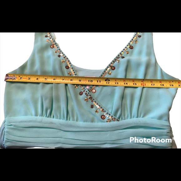 Teal dress by Together - Picture 7 of 9